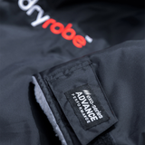 Dryrobe® Advance Long Sleeve Changing Robe for Adults - Black / Grey