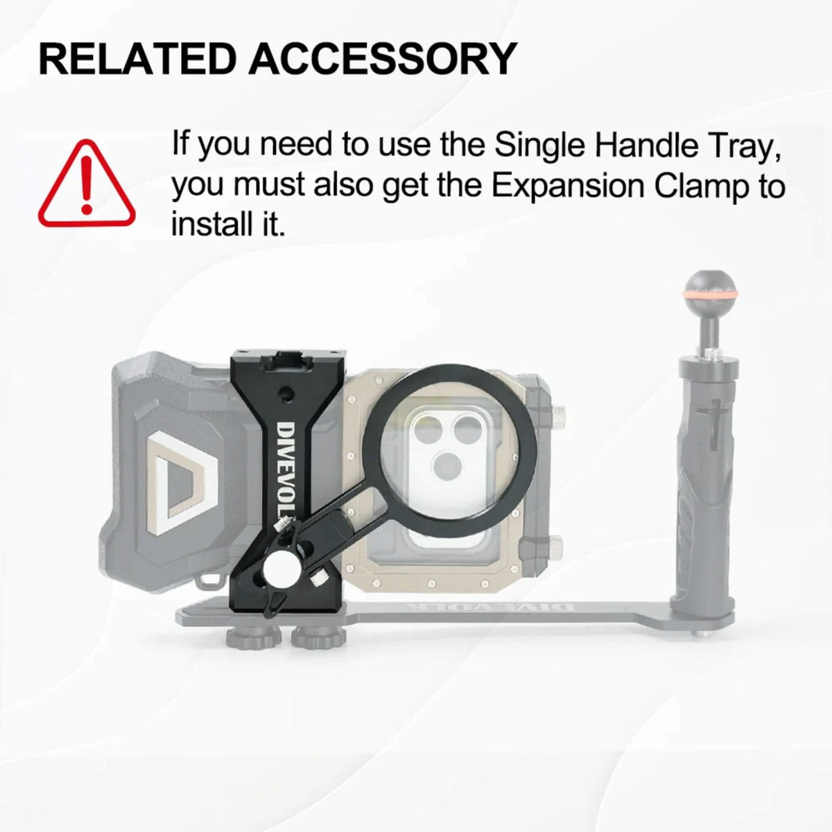 DiveVolk Single Handle Tray