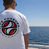 Dive Forever Organic T-shirt in White