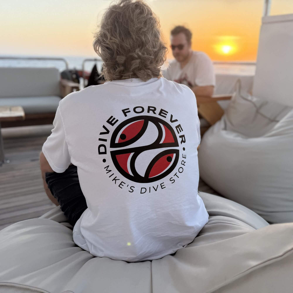 Dive Forever Organic T-shirt in White