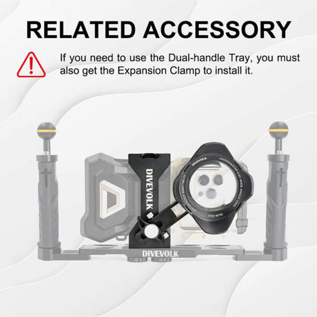 DiveVolk New Dual Handle Tray - Black