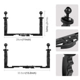 DiveVolk Dual Handle Tray - Black