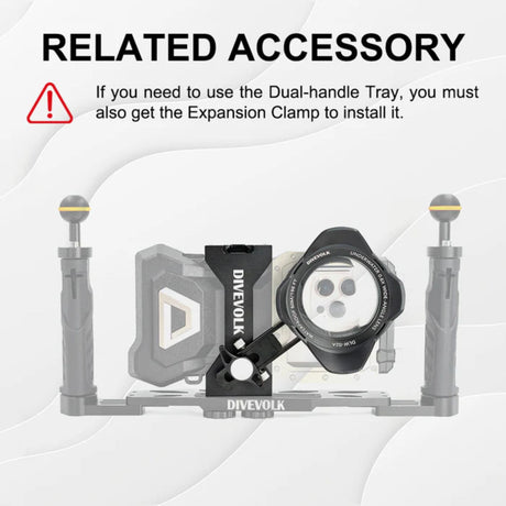 DiveVolk New Dual Handle Tray - Platinum