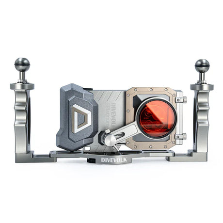 DiveVolk Dual Handle Tray - Platinum