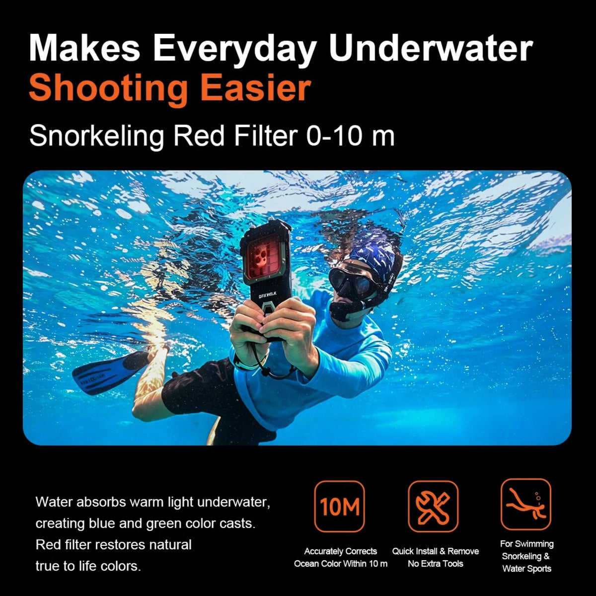 DiveVolk SeaTouch 6 Pro Underwater Smartphone Housing with Phone Adapter