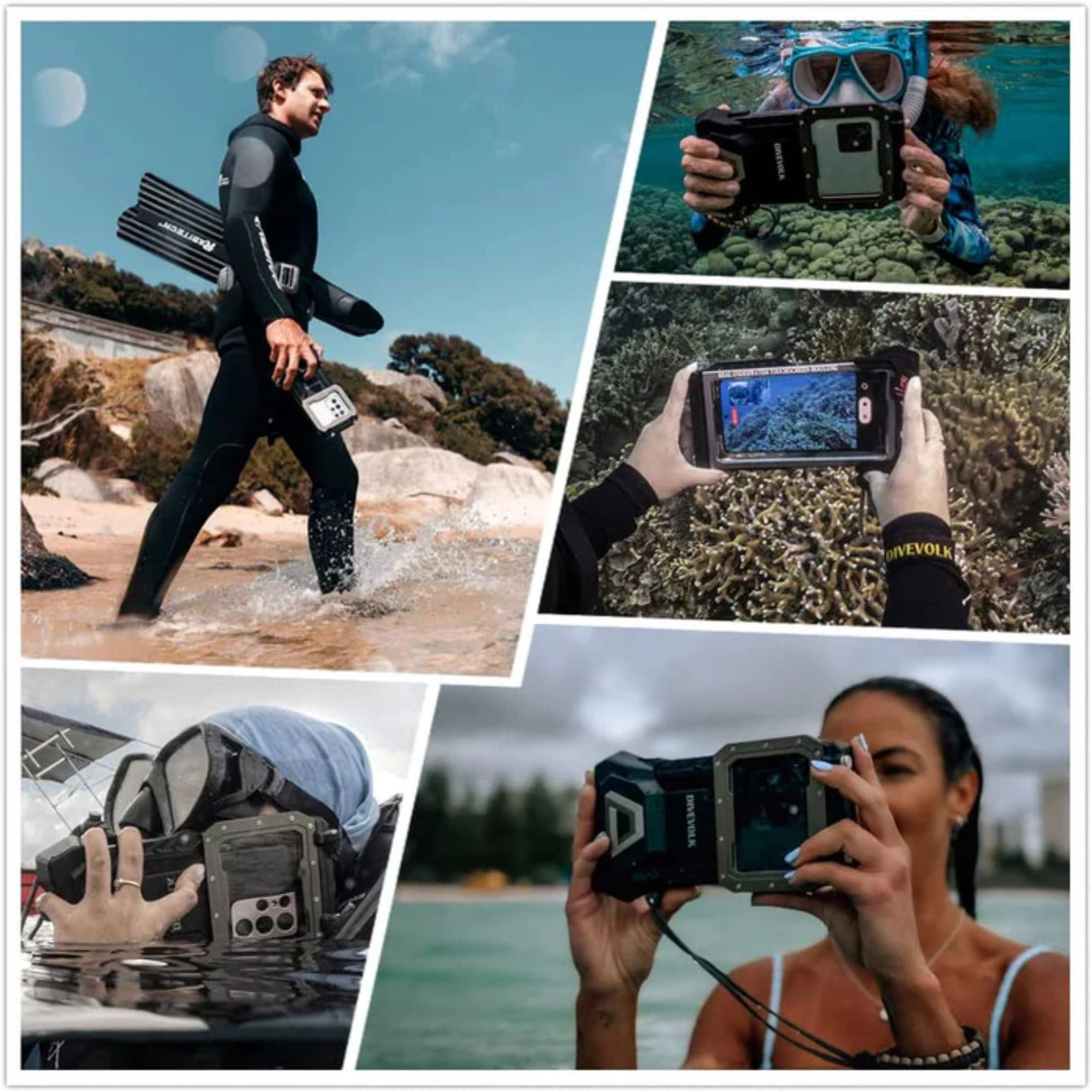 DiveVolk SeaTouch 4 Max Plus Pink Underwater Smartphone Housing