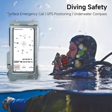DiveVolk SeaTouch 4 Max Platinum Underwater Smartphone Housing