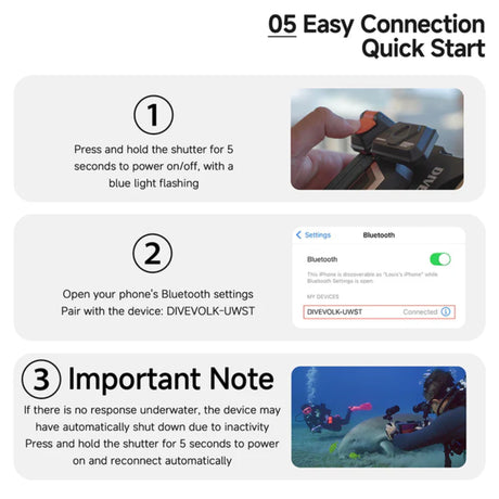 DiveVolk Underwater External Shutter
