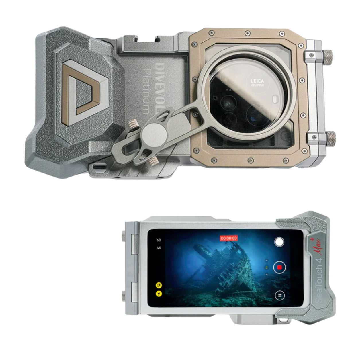 DiveVolk SeaTouch 4 Max Platinum Underwater Smartphone Housing