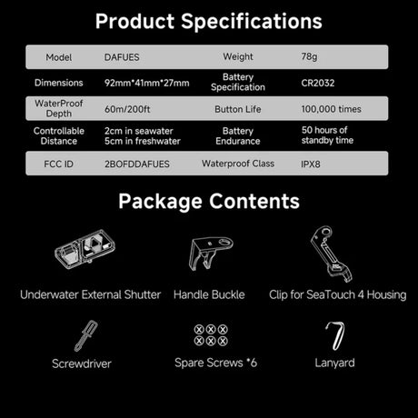 DiveVolk Underwater External Shutter