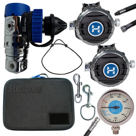 Halcyon H-75P Halo/Halo Single Tank Regulator Set