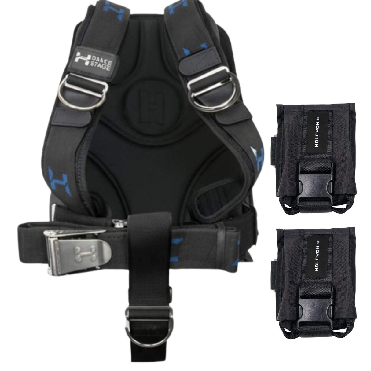Halcyon SS Deluxe Backplate with ACB Pockets