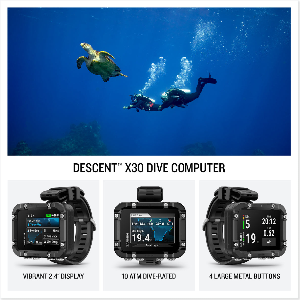 Garmin Descent™ X30 Dive Computer