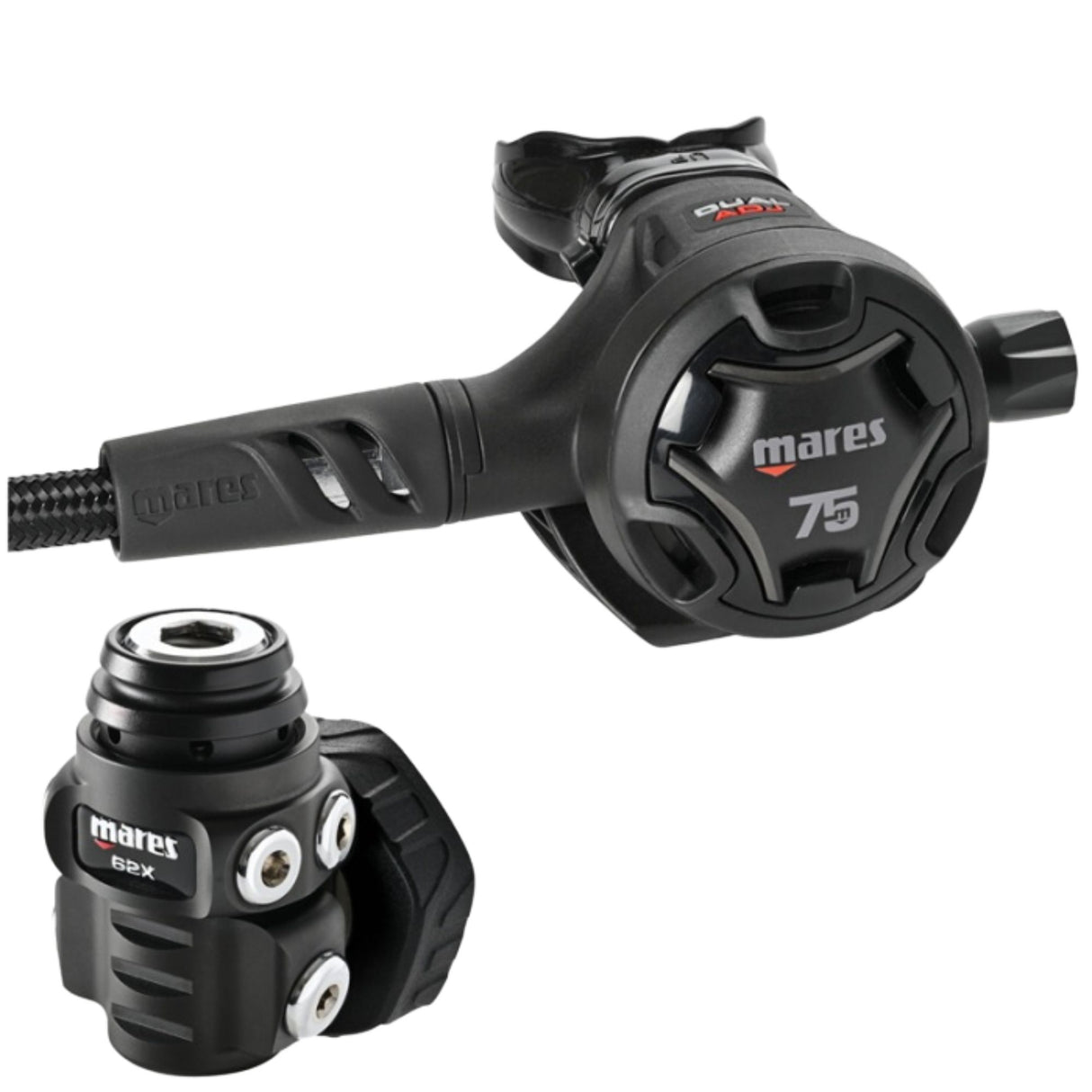Mares Dual ADJ 62X with Dual Octopus and Mission 2 Console Regulator Set - 75th Anniversary Edition