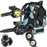 Mares Magellan HD She Dives BCD Package: Dual ADJ 62X 75th Anniversary + Octopus Dual + Gauges