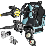 Mares Magellan HD She Dives BCD Package: Dual ADJ 62X + Octopus Dual + Gauges