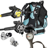 Mares Magellan HD She Dives BCD Package: Dual ADJ 62X + Octopus Dual + Gauges