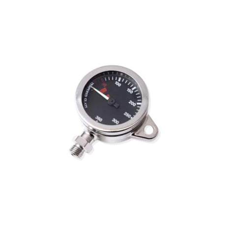 Miflex Brass Tech Pressure Gauge With Attachment Point