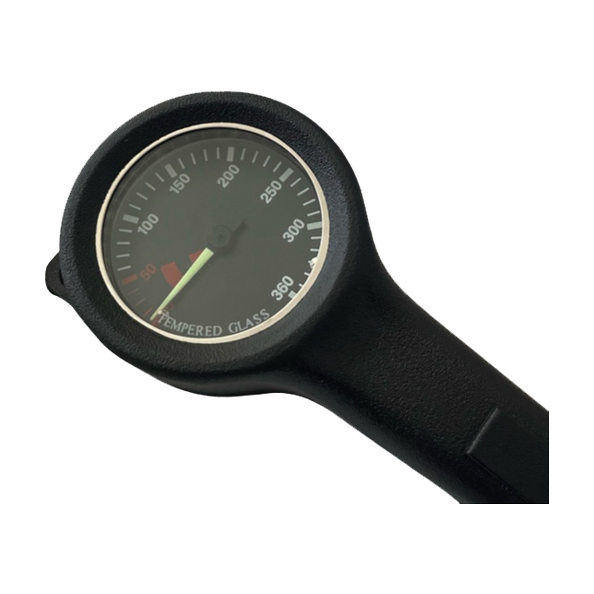 Miflex 52mm Black Faced Tech Gauge & 75cm HP Hose
