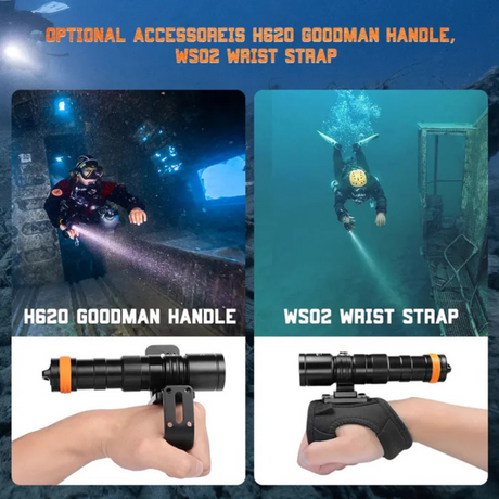 OrcaTorch DC710 Dive Light with Direct Charging