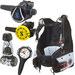 Scubapro Bella BCD Package: MK11 EVO / C370 + R105 Octopus + Gauges