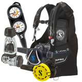 Scubapro Level BCD Package: MK17 EVO 2 / C370 + R105 Octopus + Gauges