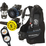 Scubapro Level BCD Package: MK2 EVO / R105 + R105 Octopus + Gauges
