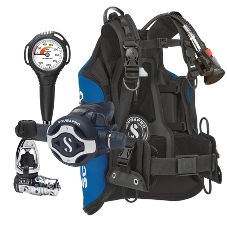 Scubapro Navigator Lite BCD Package: MK25 EVO / S620Ti + AIR2 + Gauge