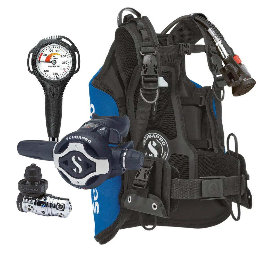 Scubapro Navigator Lite BCD Package: MK25 EVO / S620Ti + AIR2 + Gauge