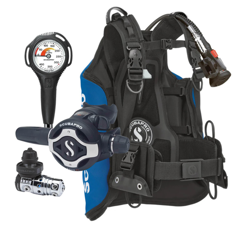 Scubapro Navigator Lite BCD Package: MK25 EVO / S620Ti + AIR2 + Gauge