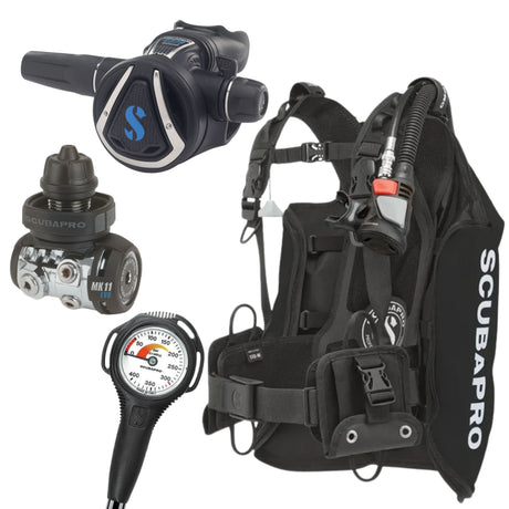 Scubapro Navigator Lite BCD Package: MK11 EVO/ C370 + AIR2 + Gauge