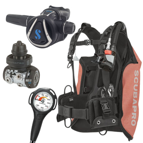 Scubapro Navigator Lite BCD Package: MK11 EVO/ C370 + AIR2 + Gauge