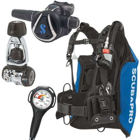Scubapro Navigator Lite BCD Package: MK11 EVO/ C370 + AIR2 + Gauge
