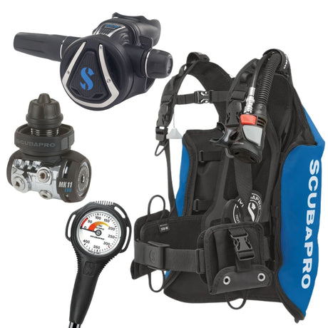 Scubapro Navigator Lite BCD Package: MK11 EVO/ C370 + AIR2 + Gauge