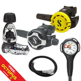 Scubapro Regulator Package: MK25 EVO / S620Ti + R105 Octopus + Gauges + BCD Hose