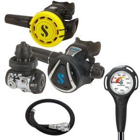 Scubapro Regulator Package: MK11 EVO / C370 + R105 Octopus + Gauges + BCD Hose