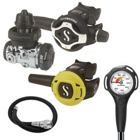 Scubapro Regulator Package: MK17 EVO 2 / S620Ti + S270 Octopus + Gauges + BCD Hose