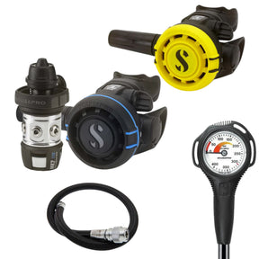 Scubapro Regulator Package: MK2 EVO / R105 + R105 Octopus + Gauges + BCD Hose