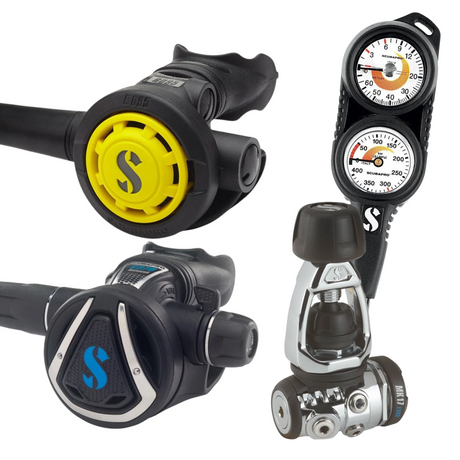Scubapro MK17 EVO 2 C370/R105 Compact Twin Stage 4 Regulator Set