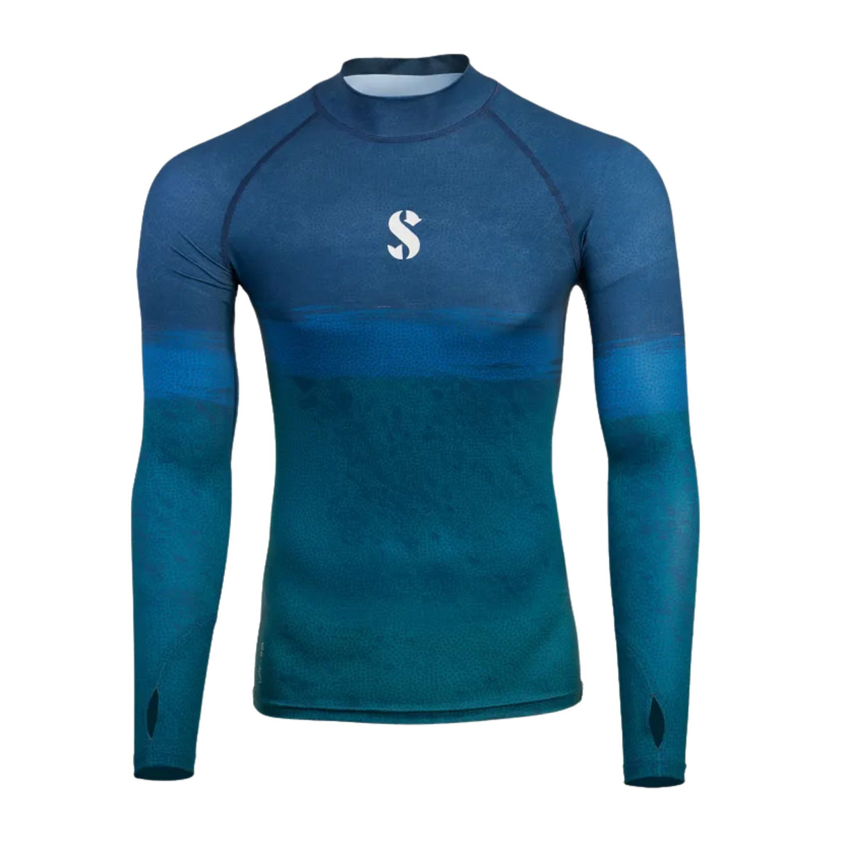 Scubapro UPF50 T-Flex Long Sleeve Men’s Rash Guard - Wave