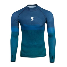 Scubapro UPF50 T-Flex Long Sleeve Men’s Rash Guard - Wave