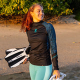 Scubapro UPF50 T-Flex Long Sleeve Women's Rash Guard - Jelly