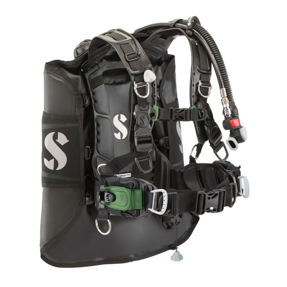 Scubapro Hydros Pro 2 BCD + Mini Monorail Weight Pockets