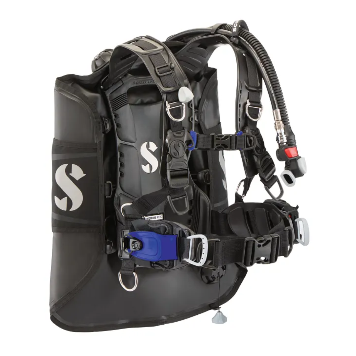 Scubapro Hydros Pro 2 BCD + Mini Monorail Weight Pockets