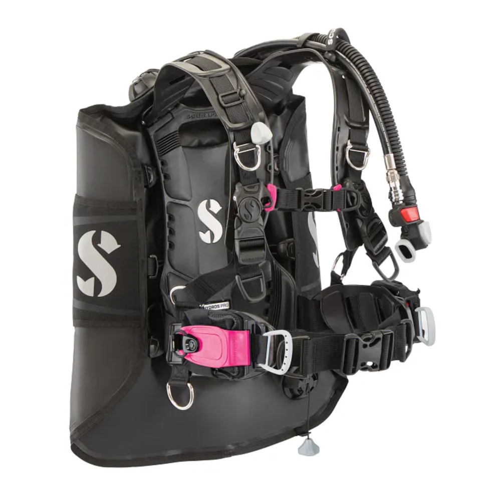 Scubapro Hydros Pro 2 BCD + Mini Monorail Weight Pockets