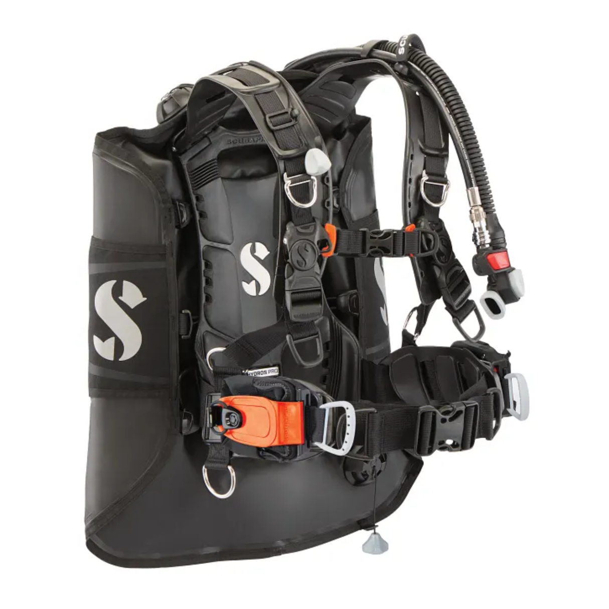 Scubapro Hydros Pro 2 BCD + Mini Monorail Weight Pockets