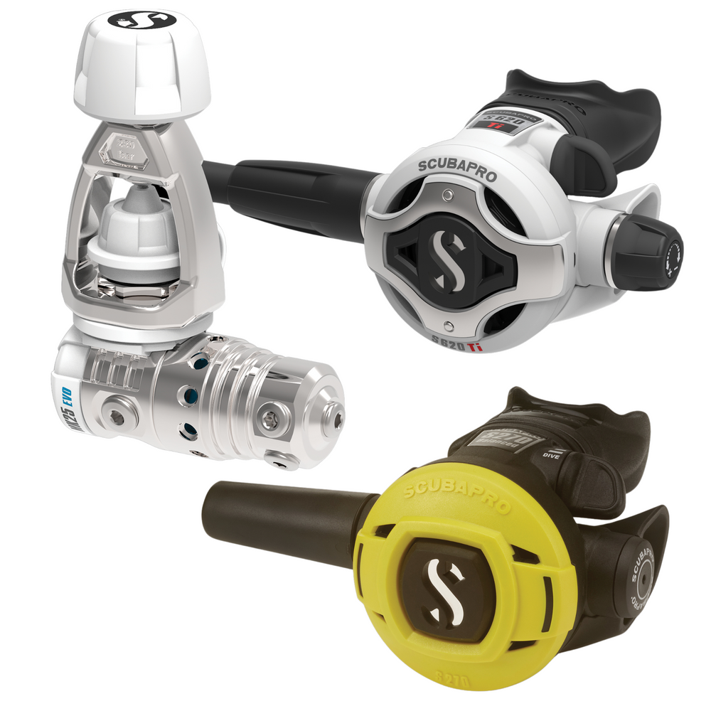 Scubapro MK25 EVO / S620Ti White Edition / S270 Regulator Set