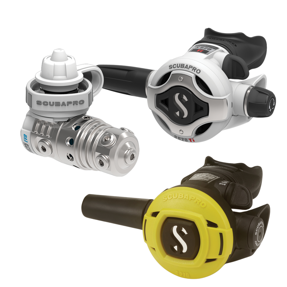 Scubapro MK25 EVO / S620Ti White Edition / S270 Regulator Set
