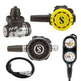 Scubapro Regulator Package: MK17 EVO 2 / G260 + R105 Octopus + Gauges + BCD Hose