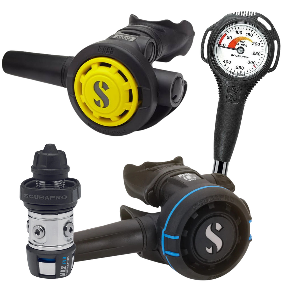 Scubapro School 1 Stage 4 Regulator Set